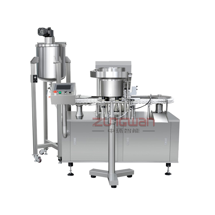 ZLS-300全自動(dòng)旋轉(zhuǎn)式卡式瓶灌裝封蓋機(jī)
