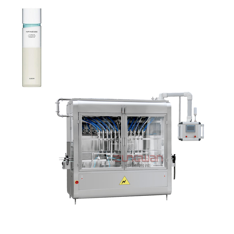 全自動(dòng)防曬露灌裝機(jī)，上海定量灌裝機(jī)品牌制造商